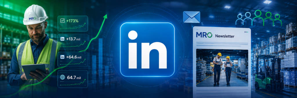 LinkedIn para empresas de logística com case MRO Ativa e crescimento de audiência B2B