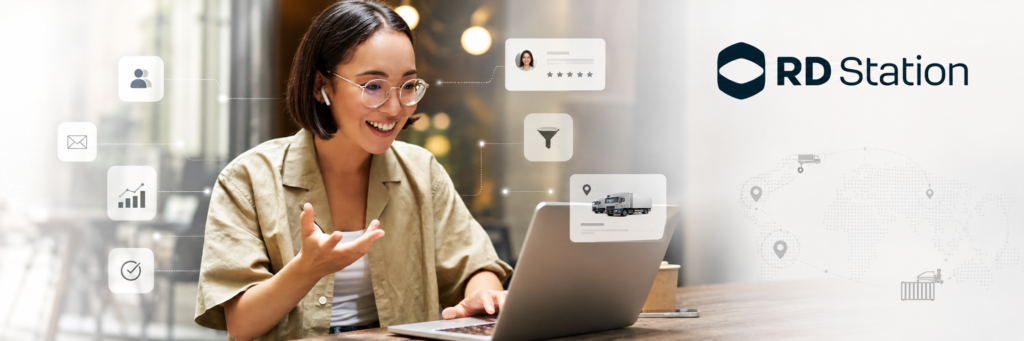 SDR para empresas de logística com integração entre RD Station, CRM, qualificação de leads e vendas B2B